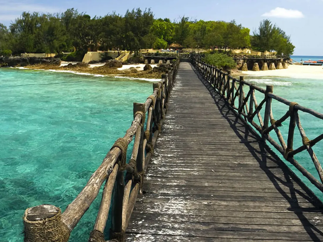 Prison Island and its giant tortoises